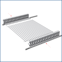 Монтируем поперечные брусы и соединяем с держателями при помощи болтов