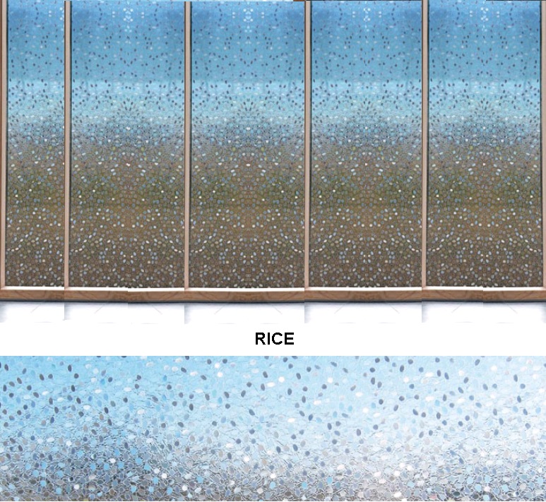  Декоративная статическая пленка Rice